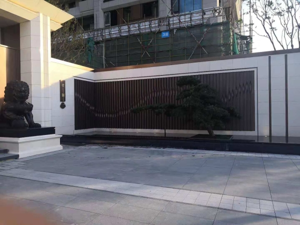 葛洲壩中國府鐵藝大門案例圖